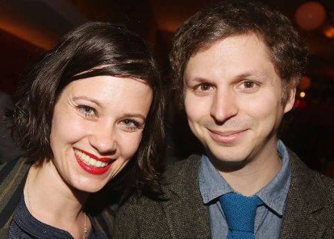 Michael Cera with his spouse